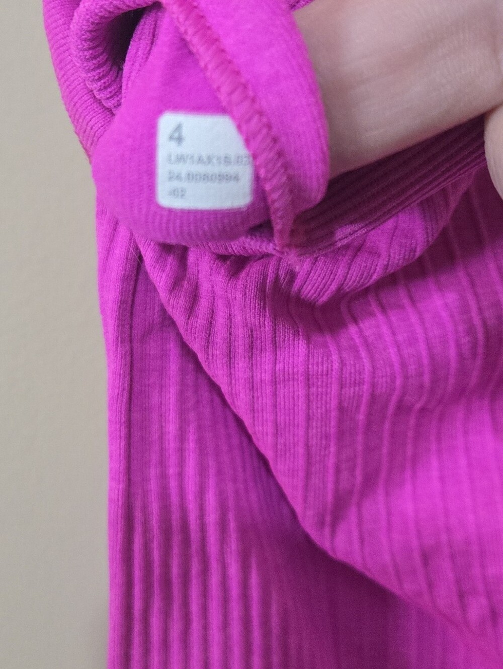 Lululemon Pink Ribbed Racerback Tank - Picture 4 of 4